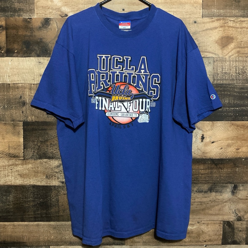 2008 Final Four UCLA Bruins San Antonio, Texas Basketball NCAA T-Shirt Size XXL
